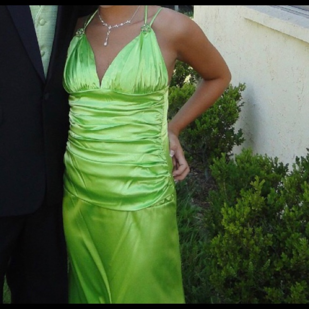 Lime Green Prom Dress